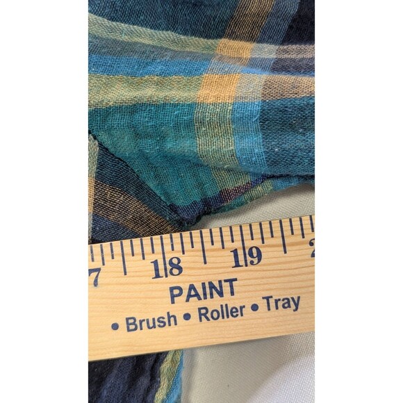 Wet Seal Women’s Sz S Plaid Lined W/ Gingham Button Down Shirt 100% Cotton - Picture 5 of 6